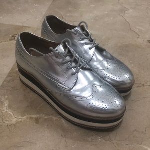 Steve Madden Silver Sneakers